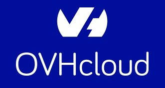 Le logo d'OVHcloud, hébergement web