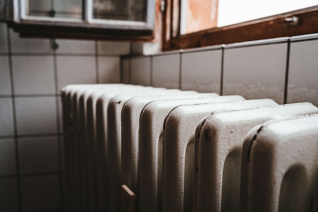 Un radiateur en fonte